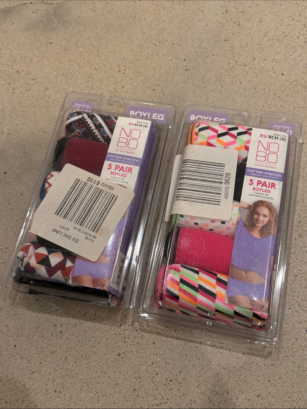 10 Pairs NIP NEW IN PACKAGING Boyshorts XS